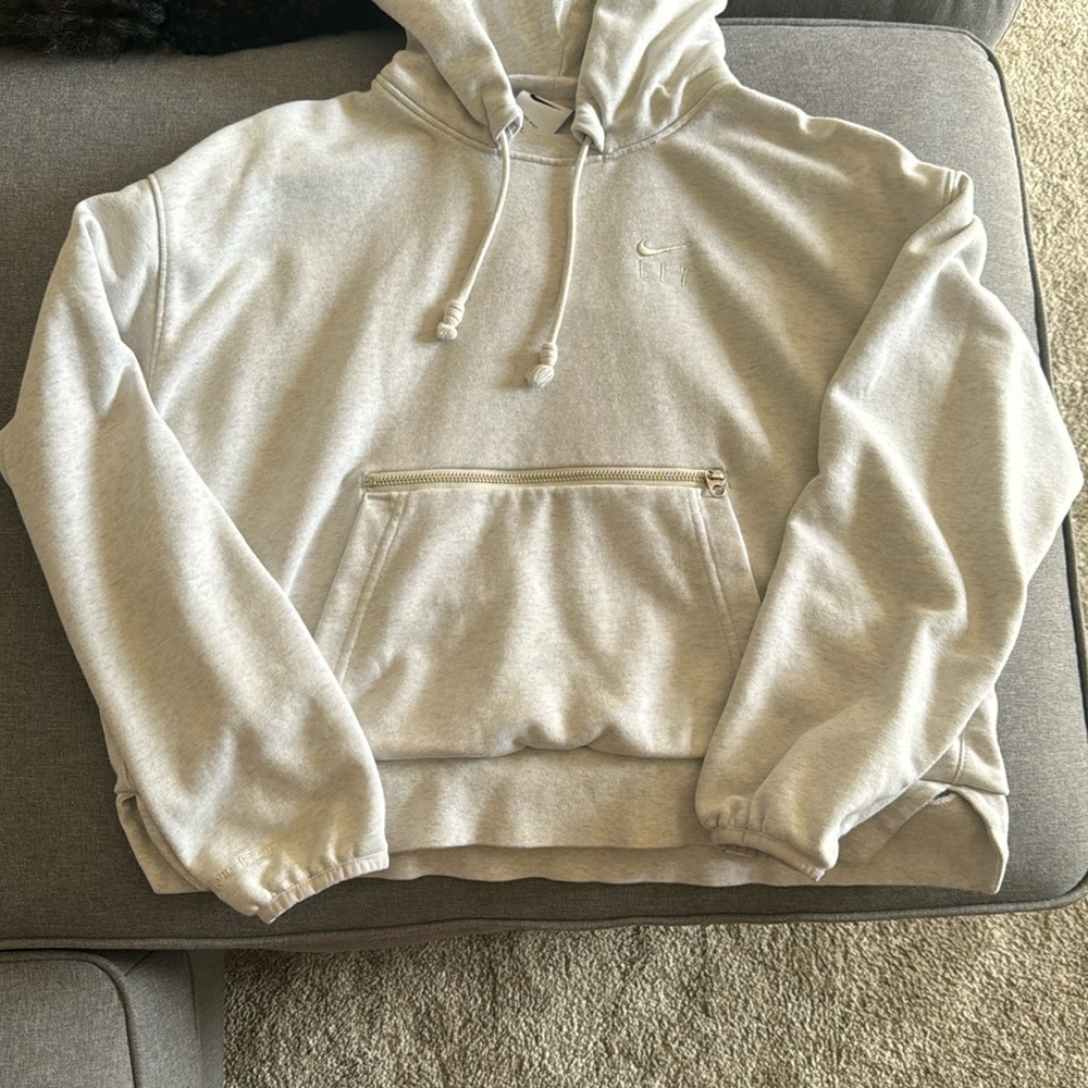 Nike Cropped Dri Fit Hoodie Size S